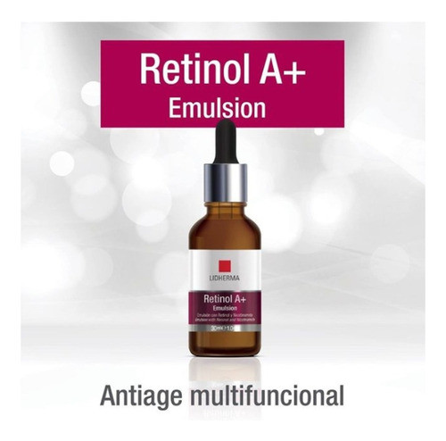 Emulsion Lidherma Retinol A+ De 30ml Redensificante 1