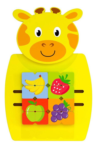 Panel Sensorial Pared Jirafa Montessori 0