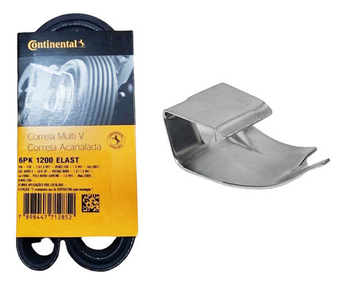 Correa Poli V + Kit Colocacion Vw Fox Suran Trend Voyage 0