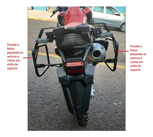 Protetor Traseiro Ferros Gaiola Xre 300 Xre300 Bráz 1