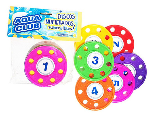 Set 6 Discos P/buceo Int 8923 Aqua Club Vulcanita 0