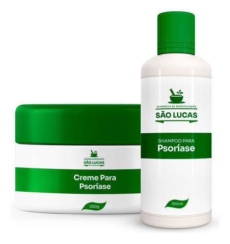 Kit Solução Para Psoríase Psoriase Creme E Shampoo 0