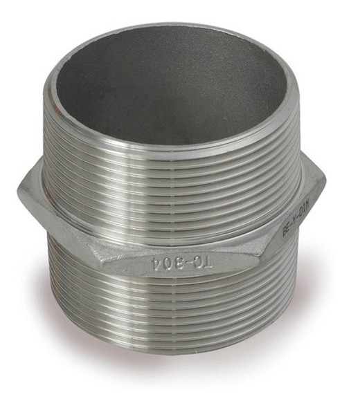 Niple Entrerrosca Acero Inoxidable 3/8 Pulgada Aceros Lomas 0 Niple Entrerrosca Acero Inoxidable 3/8 Pulgada Aceros Lomas 0