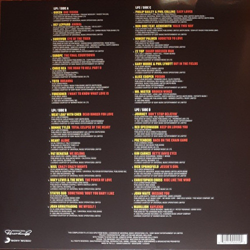 Rock The 80s Collection Varios Artistas Vinilo Doble Nuevo 1