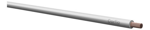 Rolo 200 Metros Cabo Flexível Bwf Corfio 750v 1mm Branco 1