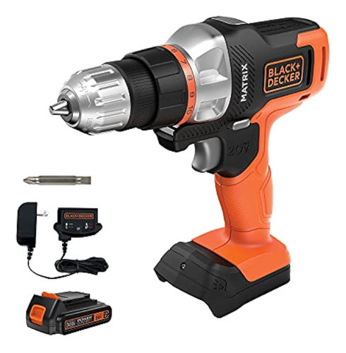 Black+decker 20v Max Matrix Taladro/destornillador Inalámbri 0