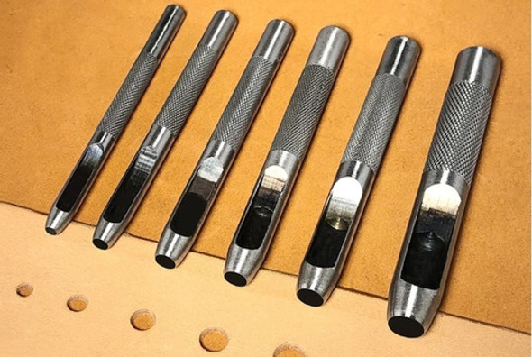 Kit Sacabocados A Golpe Juego 6 Piezas Profesional 3 A 8mm 1