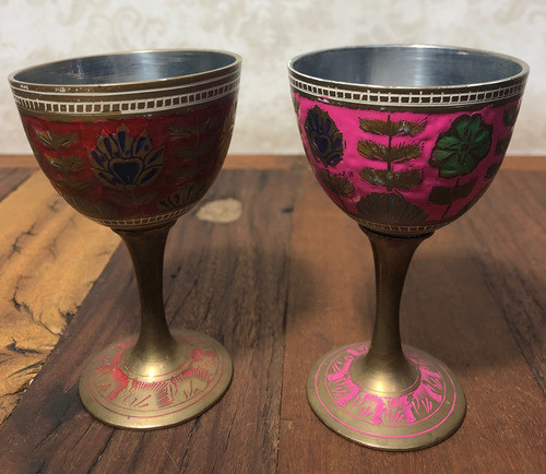 Cálices Em Metal Estilo Cloisonne 1