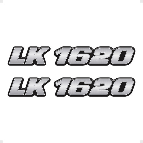 Kit Adesivos Caminhão Lk 1620 Mercedes Benz Cromado Generico 0