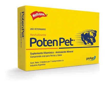 Poten Pet 21 Comprimidos Revitalizante Holliday 0