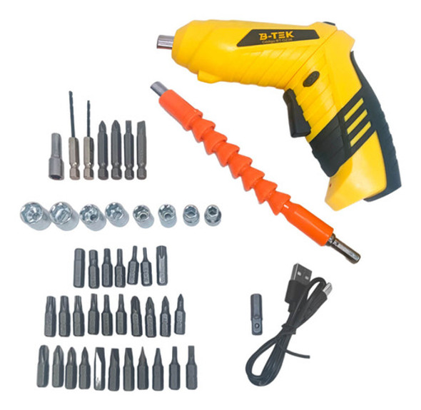 Parafusadeira Elétrica B-tek Mini Portátil 3,6v Sem Fio 0