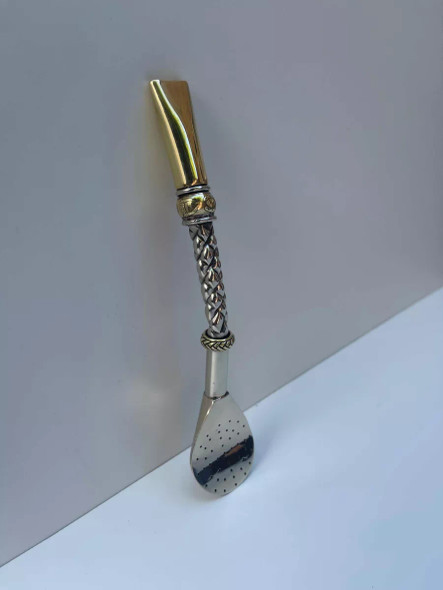 Digalo Con Mate Premium Handmade Bombillon – Alpaca & Bronze, 17.9cm, Pala Filter, BPA-Free, Gift Box Included