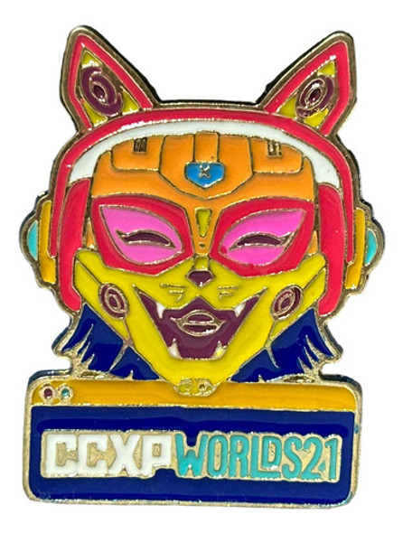 Insígnia Metálica Ccxp Worlds 21 Mascote 0