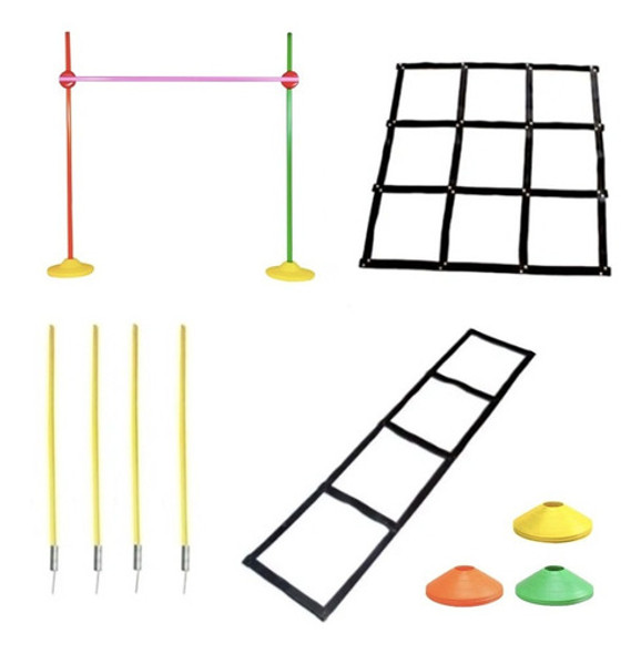 Set Kit De Coordinacion - Cuadrilatero Escalera Valla Conos 0