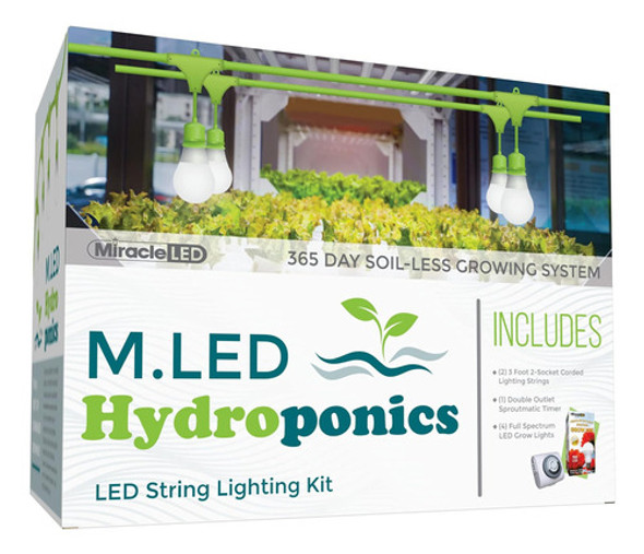 Hidroponía Led De Interior Kit De Luz De Crecimiento I... 0 Hidroponía Led De Interior Kit De Luz De Crecimiento I... 0