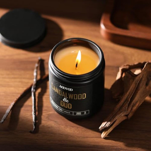 Aoovoo Velas Perfumadas Para Hombres  Velas De 1