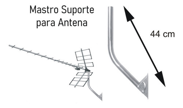Suporte Para Antena Mastro Articulado Proeletronic Ktaa-2000 1