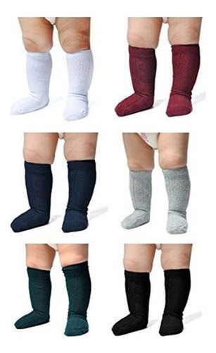 Epeius Unisexbaby Sin Costuras Cable Knit Rodilla Alta Calce 1