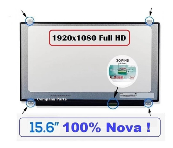 Tela 15.6 Led Slim Para Notebook Asus X543 X543u X543ua Fhd 1
