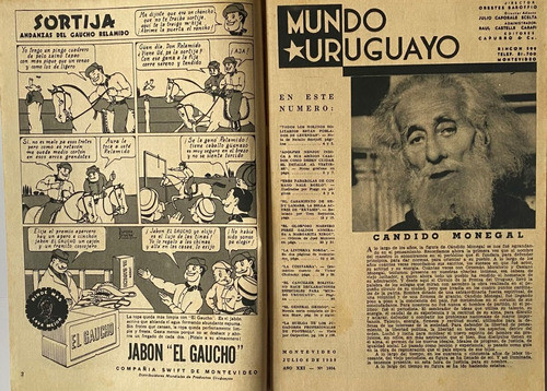 Mundo Uruguayo N° 1054 Pocitos 1921 Bello Y Reboratti 1939 1