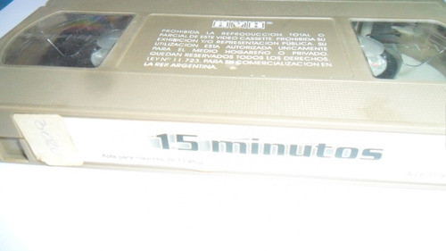 Vhs 15 Minutos (15 Minutes, Robert De Niro, 2001) 0