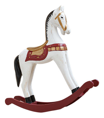 Estátua De Cavalo De Balanço De Natal, Artesanato, 0