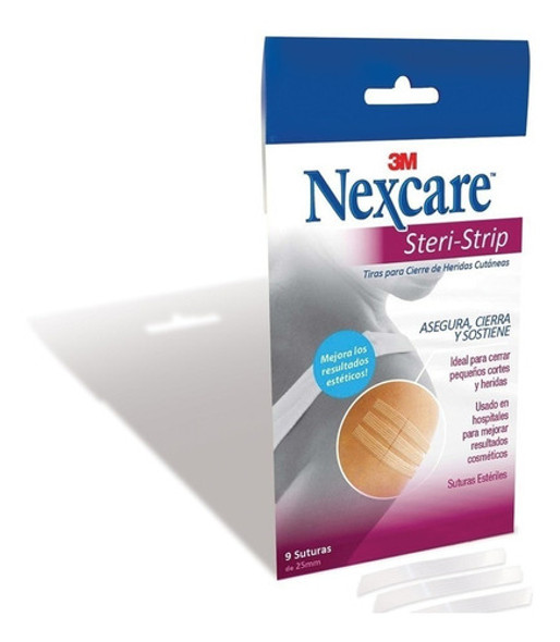 3m Nexcare Steri-strip 6 X 75mm X 9 Suturas 0