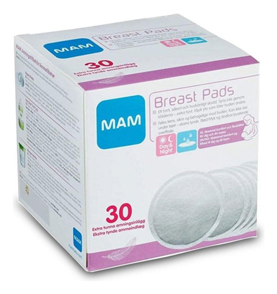 Absorvente Para Seios Breast Pads 60 Unidades - Mam 1 Absorvente Para Seios Breast Pads 60 Unidades - Mam 1
