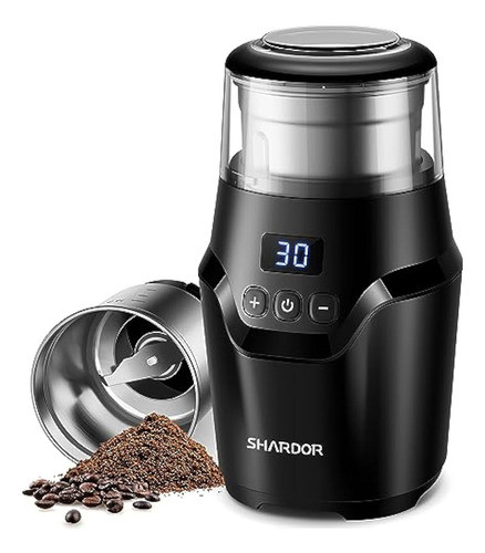 Shardor Molinillo De Café Eléctrico Ajustable, 0