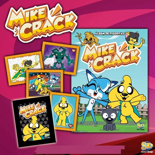 Album Mike Crack 2024 L+ 20 Figuritas A Pegar Sin Repetir 1