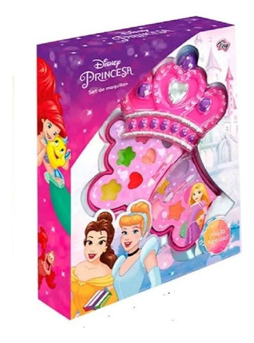 Set De Maquillaje  Disney Princesas Forma Corona 0