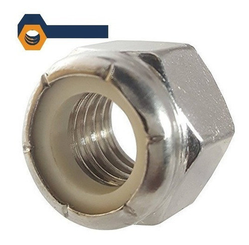 Tuerca Autofrenante Inoxidable Aisi 304 1/2-12 Whit X25un 0