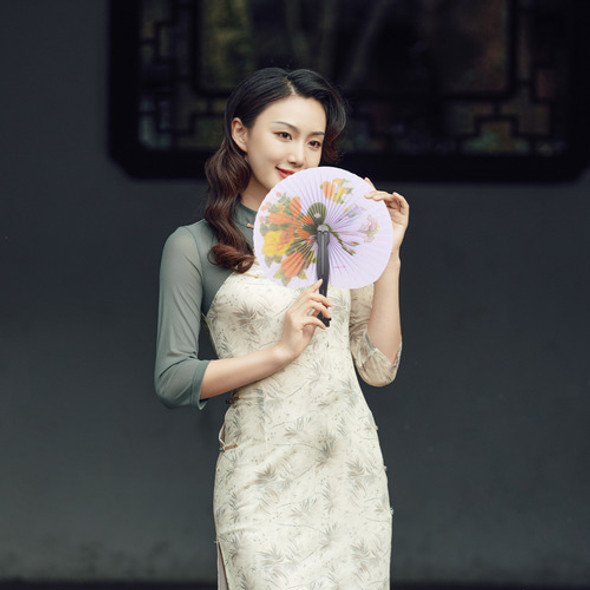 Ventilador De Papel Japonês Dobrável, Pequeno Ventilador Art 1