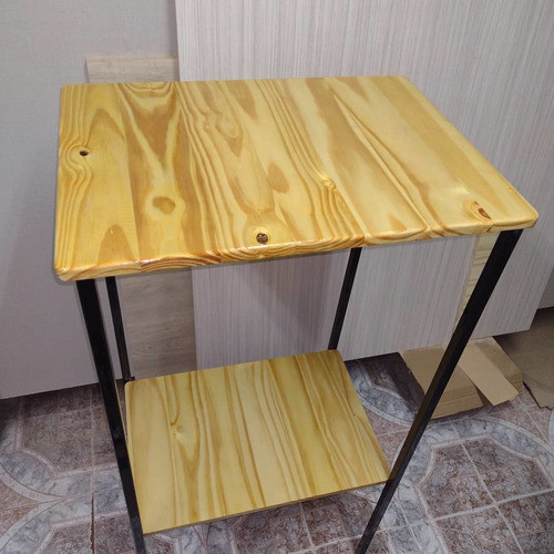 Barra Desayunador Estilo Industrial Pino 100x80x40 1