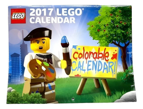 Calendario Lego Coloreable 2017. Original 0