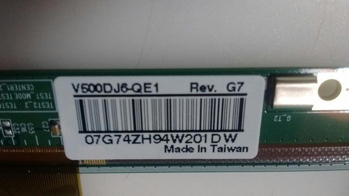 T-com Integradas Display Samsung Un50ru7100 V500dj6-qe1 0