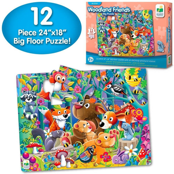 Puzle De Piso Amigos Del Bosque Para Niños The Learning 1