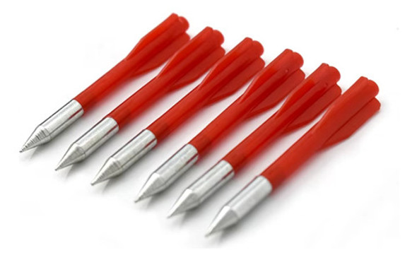 Set De 6 Dardos Metálicos De Precisión Para Resortera Honda 0