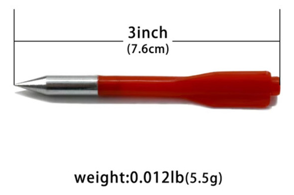 Set De 6 Dardos Metálicos De Precisión Para Resortera Honda 1