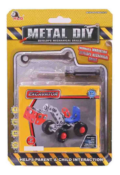 Excavadora Metalica Para Armar 67 Piezas X24 Unid Mayorista 0