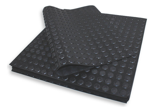 Piso Moeda De Borracha 3mm Placa 50x50cm 30 Unidades 0