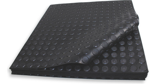 Piso Moeda De Borracha 3mm Placa 50x50cm 30 Unidades 1