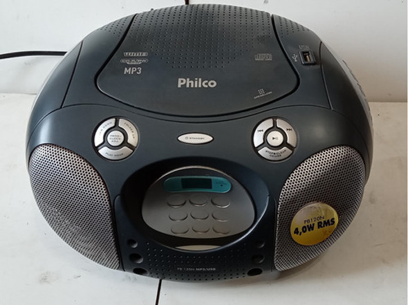 Boombox System Philco - Pb120n - C/defeito = Ver Descrição 0