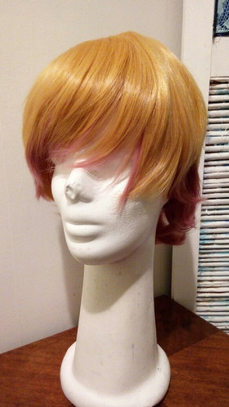Peluca Rosa Anime Kanekalon Simil Japones La Parti Wigs 1