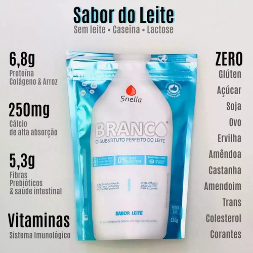 Snella Branco Kit 3 Un + Brinde 1