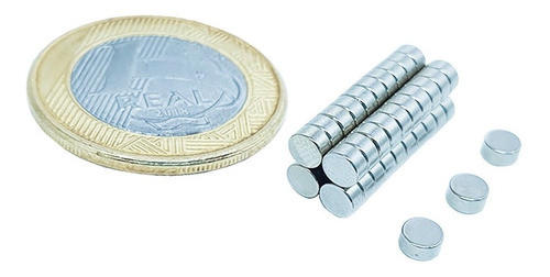 Ima De Neodímio / Super Forte / 4x2 Mm *100 Peças* 1