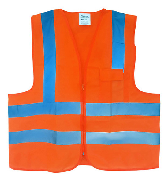Colete Refletivo Alta Visib Laranja G S/bolso Plastcor 0