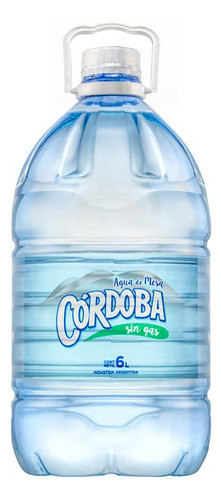 Agua  6,5 - 6 Lt Cordoba Aguas Minerales 0