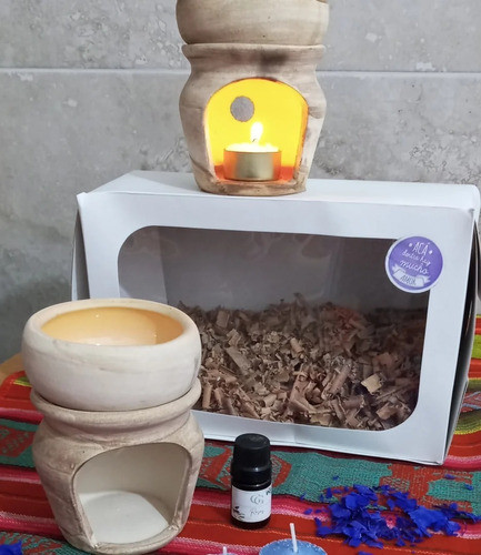 Combo Hornito+ Esencia+ Vela De Noche 0