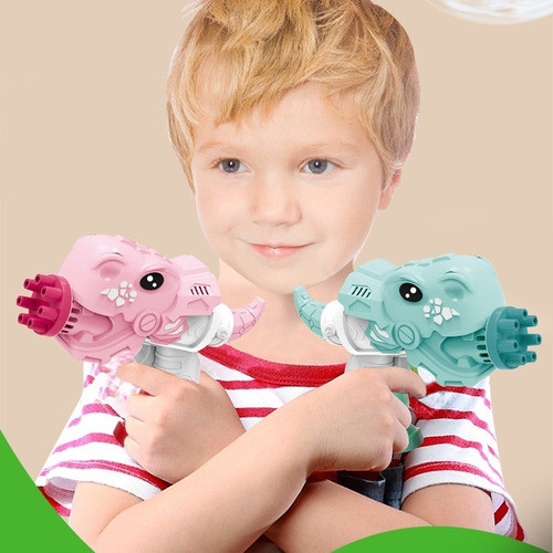 Pistola Burbujero Dinosaurio Para Niño Juguete Regalo 1